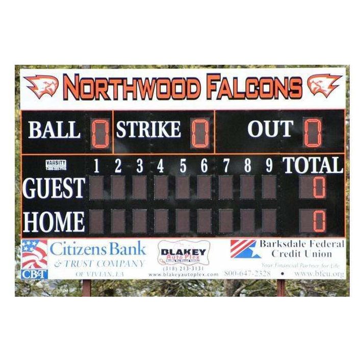 Varsity Scoreboards Baseball/Softball Scoreboard 3320