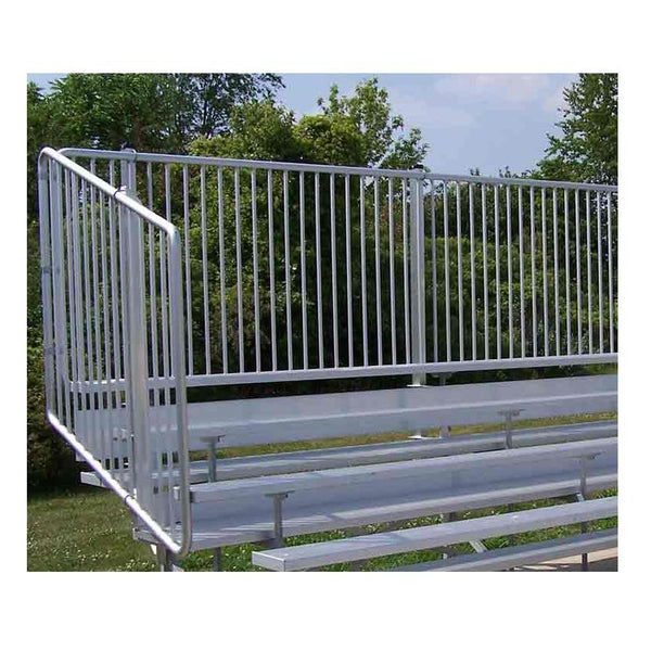 Aluminum Preferred Bleachers with Safety Railing - NA-1015PRF_CL