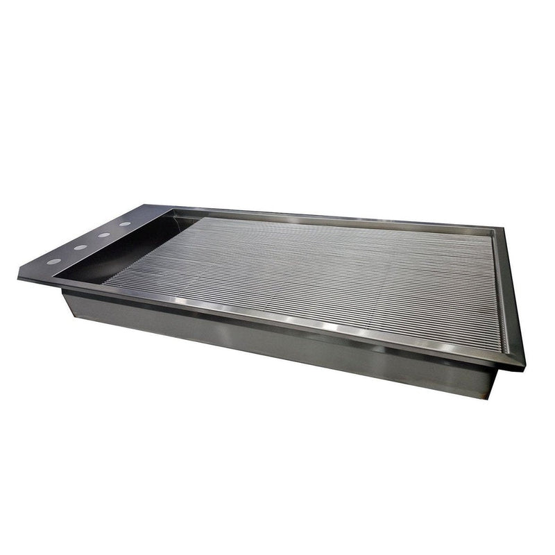 PETLIFT Veterinary Wet Table Drop In Liner With Prep Rack - PL-A13-106-48