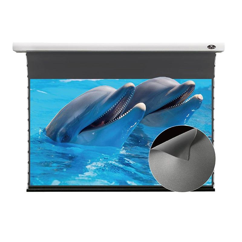 VIVIDSTORM ALR Slimline Motorized Tension Obsidian Long Throw Projector Screen