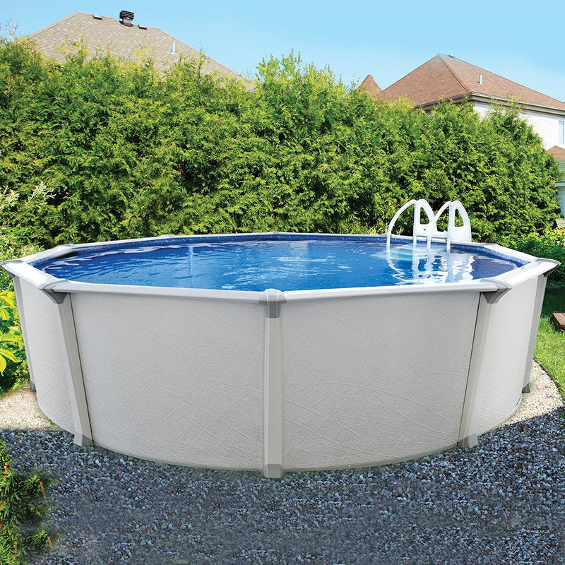 Aquarian Pools Fuzion Series 21 Feet x 52 Inch Round Above Ground Swimming Pool - 179856