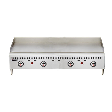 Vulcan Restaurant Series 48" Natural Gas Griddle With Thermostatic Control - 100,000 BTU - VCRG48-T