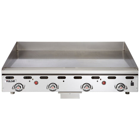 Vulcan 48" Natural Gas Griddle with Snap Action Thermostatic Control - 108,000 BTU - MSA48