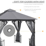 Outsunny 10' x 10' Outdoor Gazebo Canopy - 84C-005V01CG