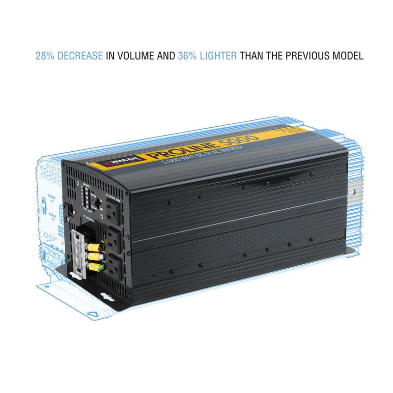 Wagan Tech Proline 5000 Watt 12 Volt Power Inverter - EL3744