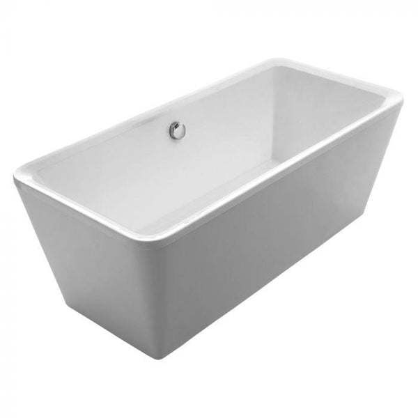 Whitehaus Double Sided Freestanding Acrylic Soaking Bathtub - WHHQ170BATH