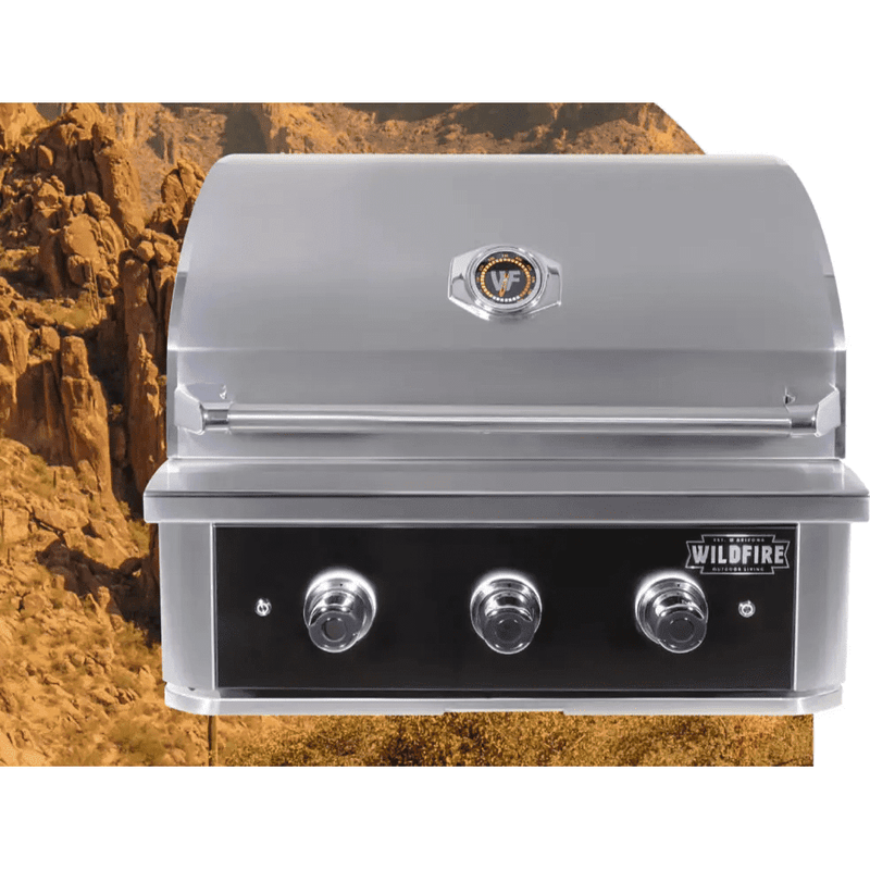 Wildfire Ranch PRO 30" Built-In Gas Grill 304 SS - LP - Backyard Provider