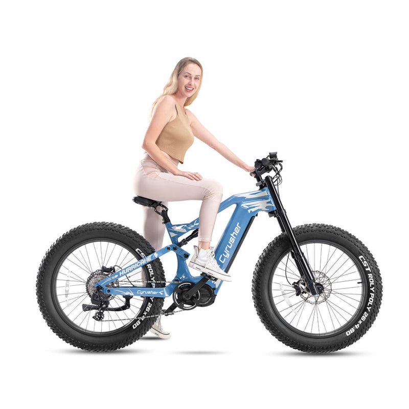 Cyrusher Sport Hurricane Carbon Fiber Mid-Drive Ebike | 1000W