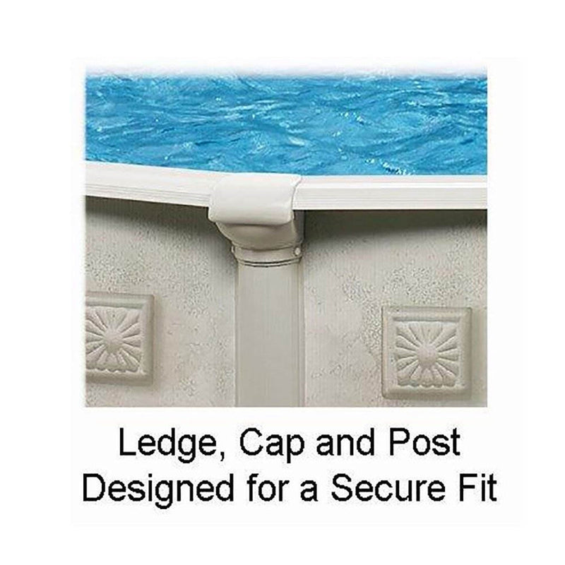 Aquarian Venetian 21' x 52" Above Ground Pool Kit with Liner, Skimmer, & Ladder - 99659