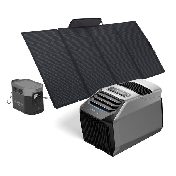 EcoFlow WAVE 2 Portable AC + DELTA Max 2000 + 400W Portable Solar Panel - Luxy Appliance