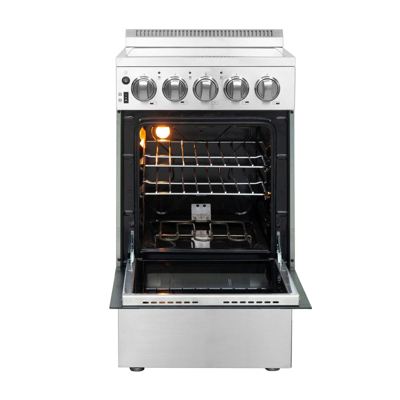 Forno 20″ Domiziano Electric Range • 4 Element Burners • FFSEL6052-20 - Luxy Appliance