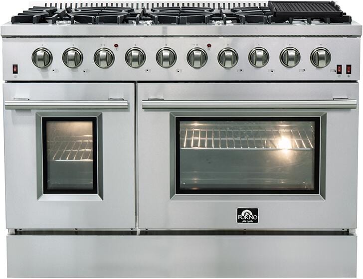 Forno Appliance Package - 48 Inch Gas Range, Dishwasher, 60 Inch Refrigerator, AP-FFSGS6244-48-5 - Luxy Appliance