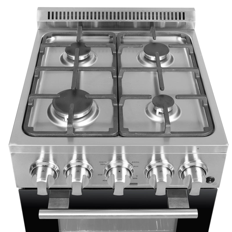 Forno 20″ Chioano Gas Range • 4 Sealed Burners • FFSGS6265-20 - Luxy Appliance