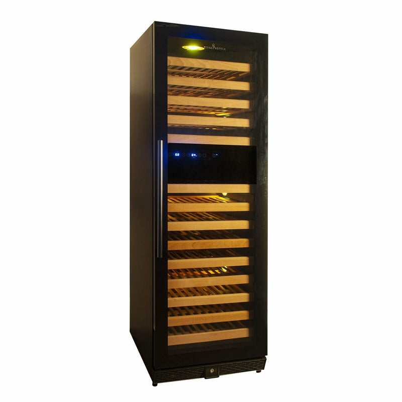 Kings Bottle 164 Bottle Large Wine Refrigerator With Glass Door - KBU170DX - Luxy Appliance