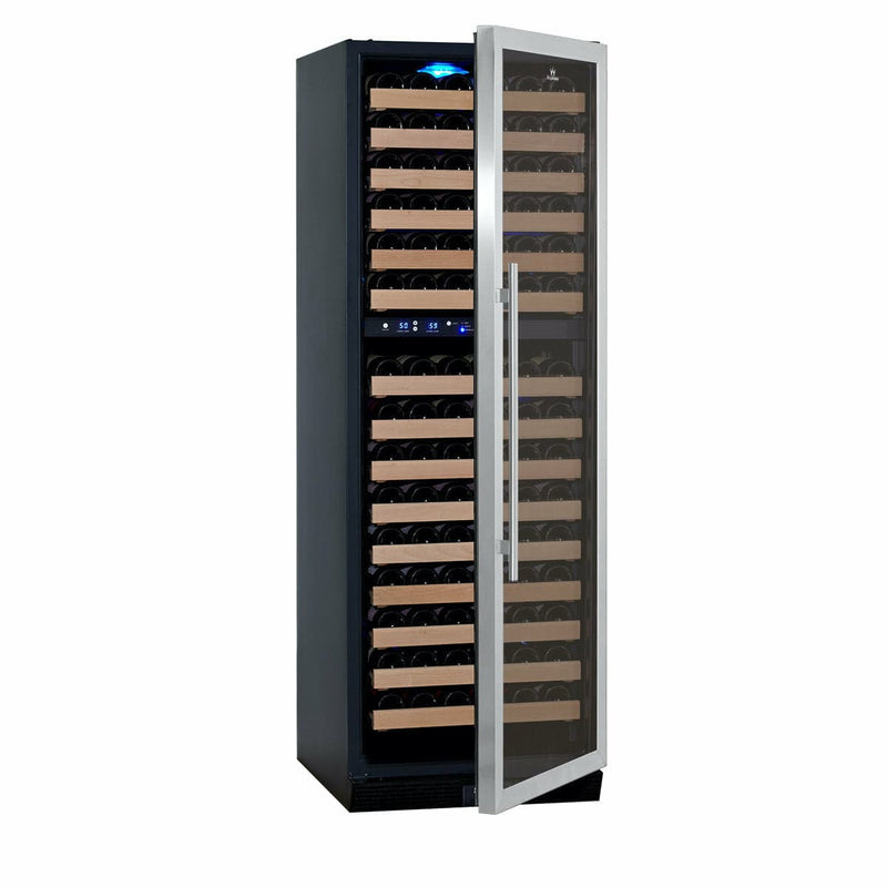 Kings Bottle 164 Bottle Large Wine Refrigerator With Glass Door - KBU170DX - Luxy Appliance