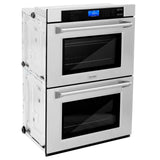 ZLINE 30 in. Professional Double Wall Oven in Stainless Steel with Self Cleaning, AWD-30 - Luxy Appliance