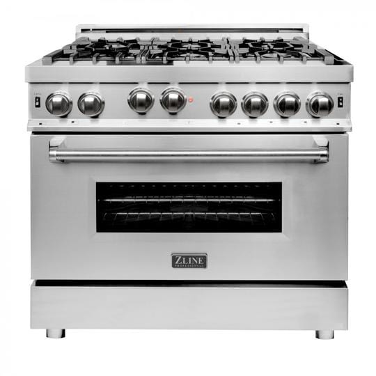 ZLINE Appliance Package - 36 in. Gas Range, Range Hood, Dishwasher, 3KP-RGRH36-DW - Luxy Appliance