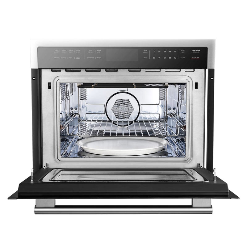 Forno Built-In 1.6 cu.ft. Microwave Oven in Stainless Steel (FMWDR3093-24) - Luxy Appliance